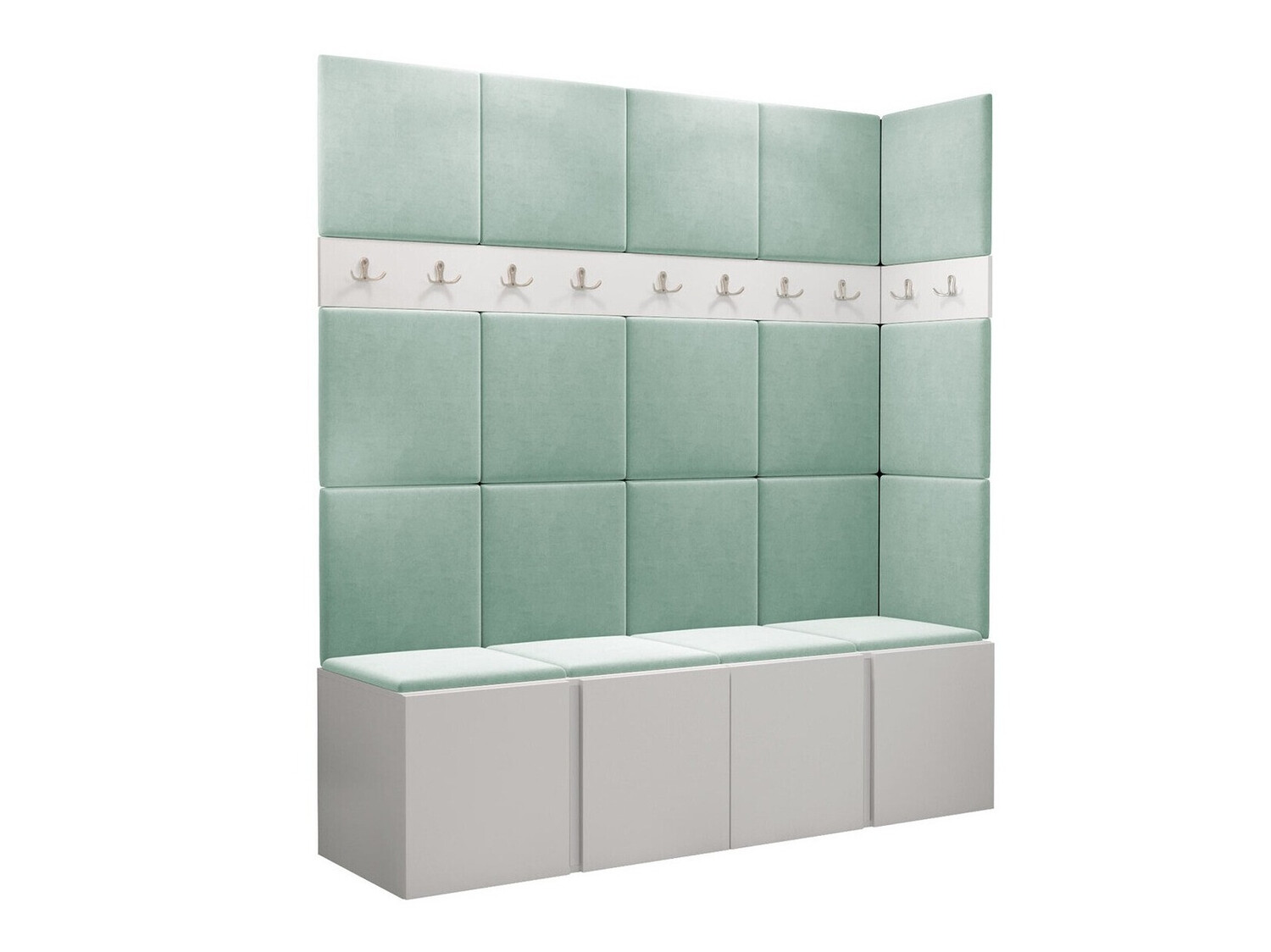 Flurgarnitur Pinis II (Weiß)