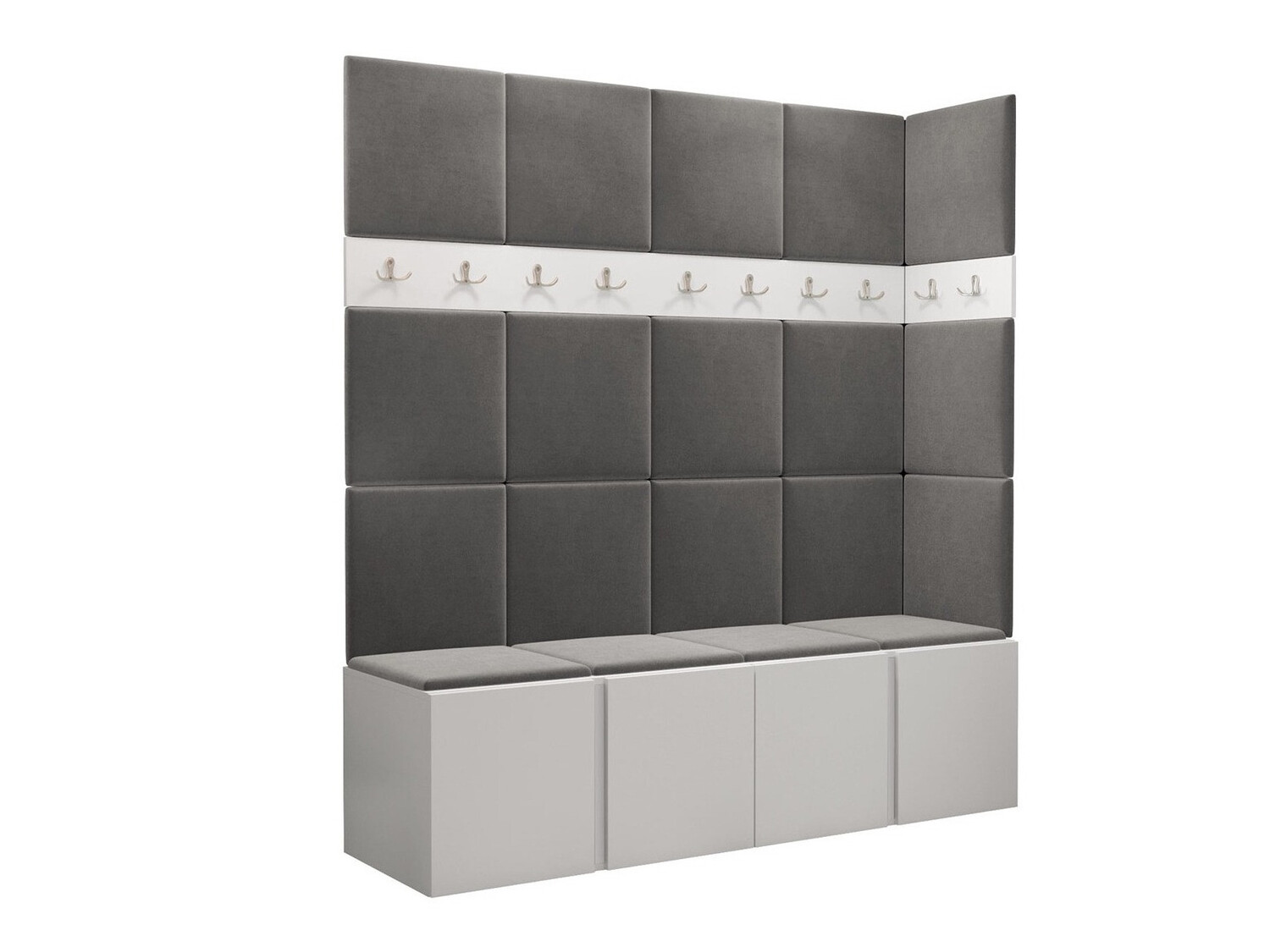 Flurgarnitur Pinis II (Weiß)