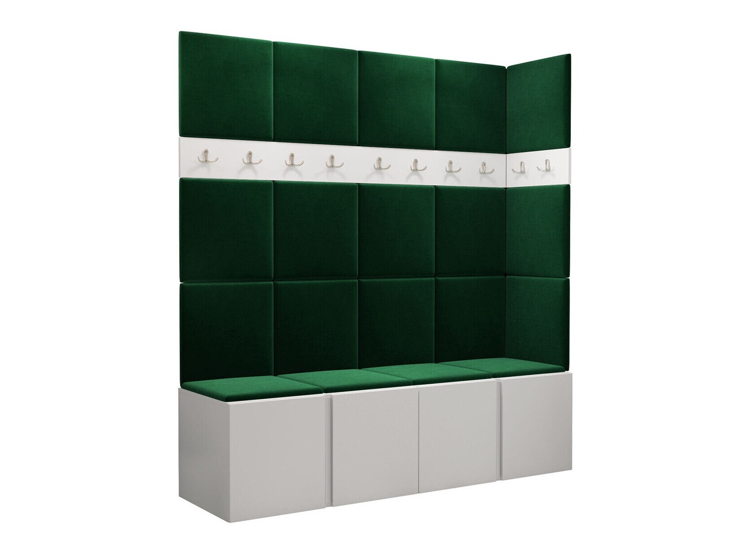 Flurgarnitur Pinis II (Weiß)