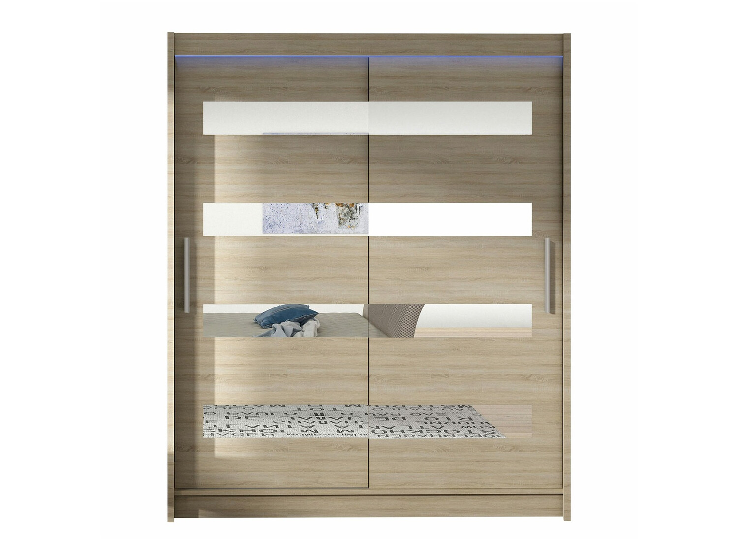 Kleiderschrank Closico Camera XIII (Sonoma Eichenholzoptik)