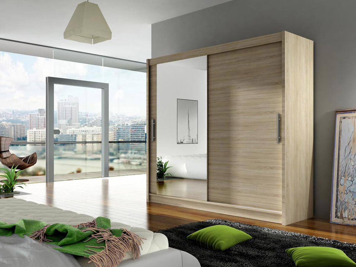 Kleiderschrank Closico 107 (Sonoma Eichenholzoptik)