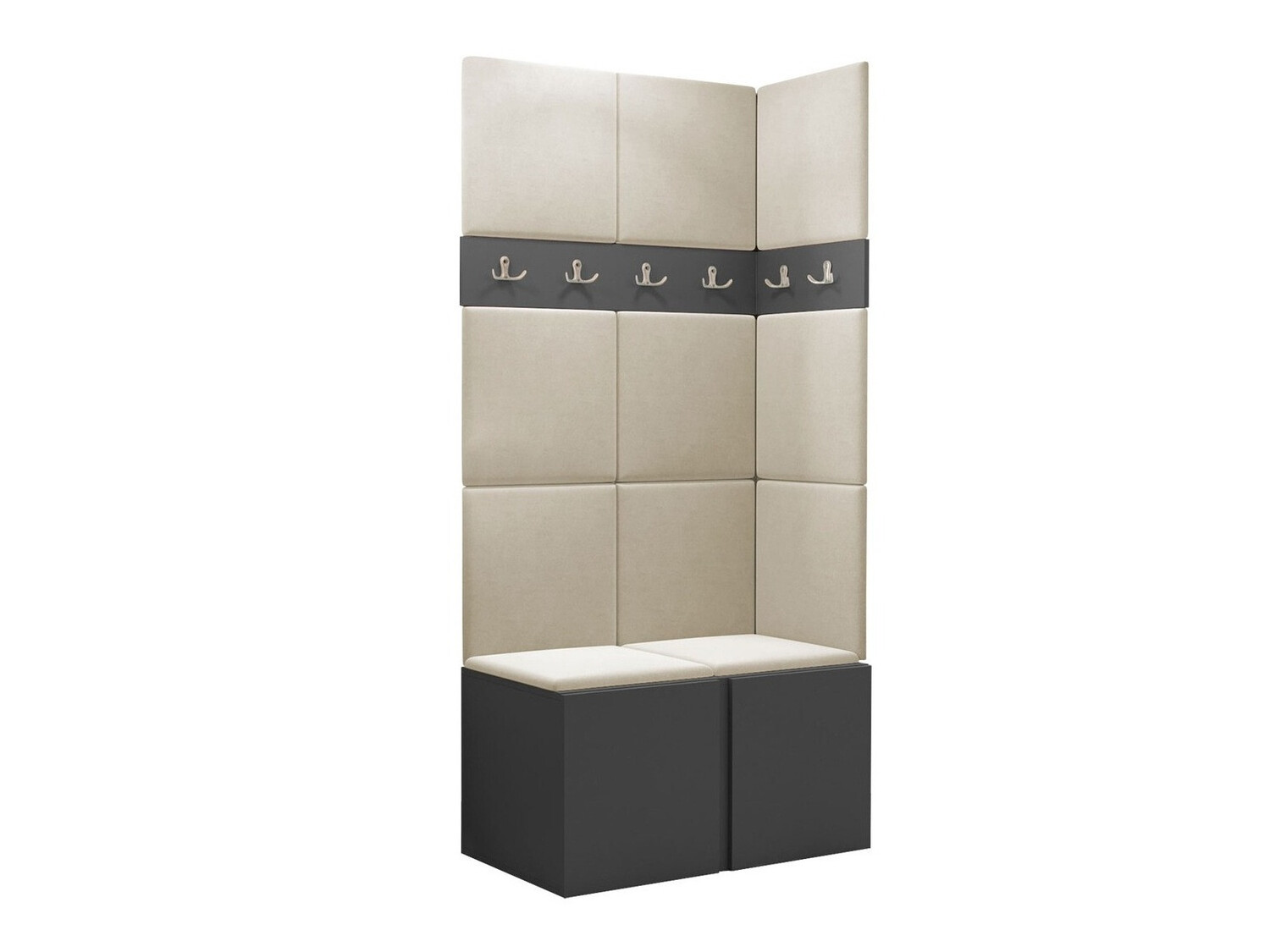 Flurgarnitur Pinis I (Graphit)