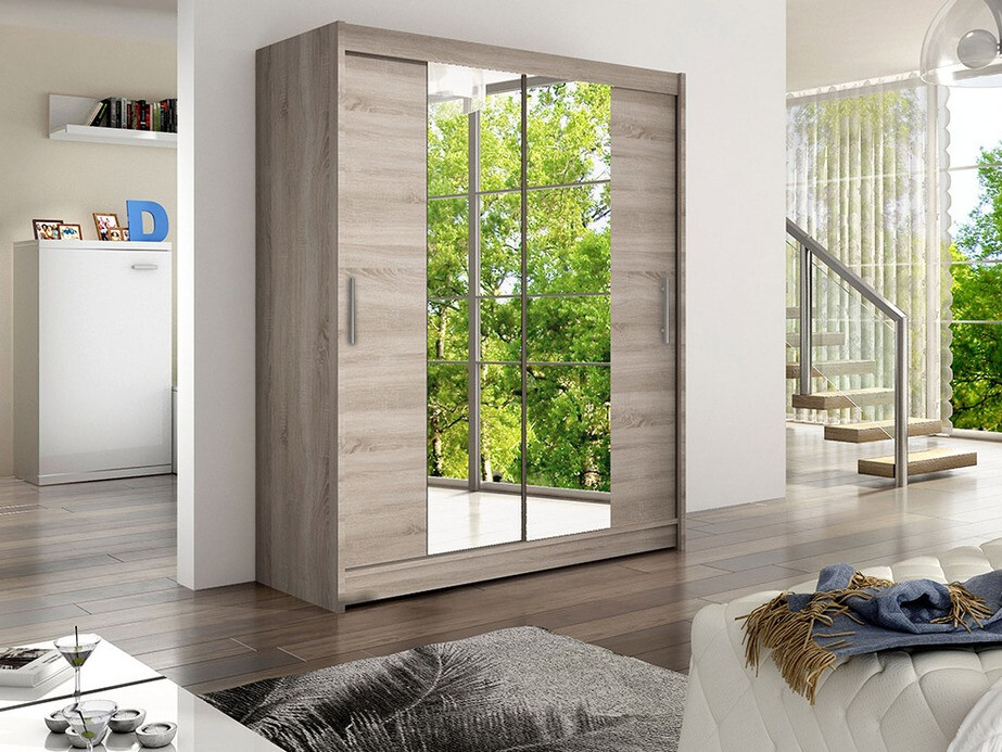Kleiderschrank Closico Camera II (Trüffel eichenholzoptik)