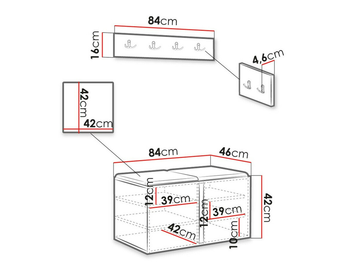 Flurgarnitur Hartford 275 (Manila 09)