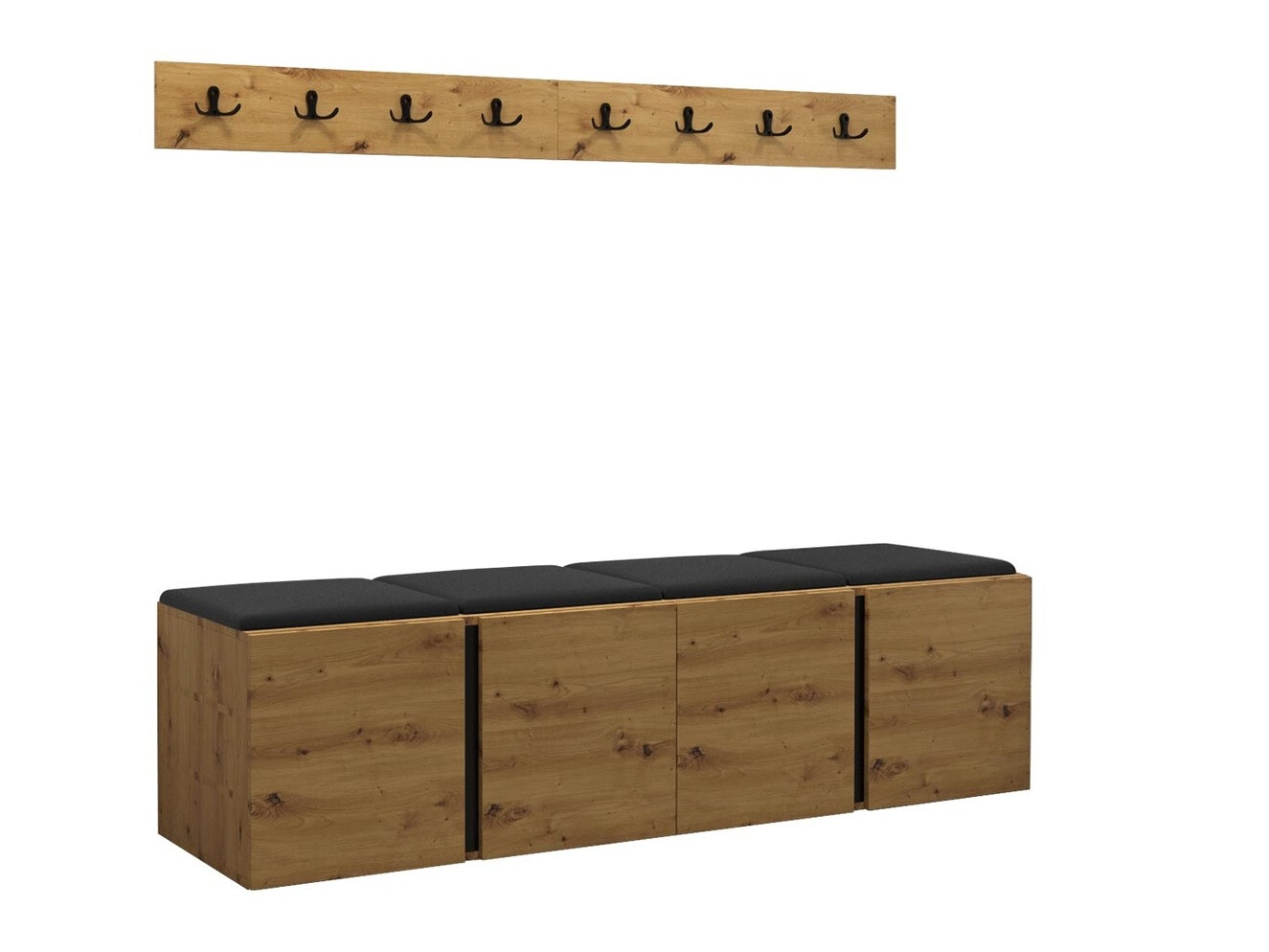 Flurgarnitur Hartford 276 (Öko-Leder Soft 011)