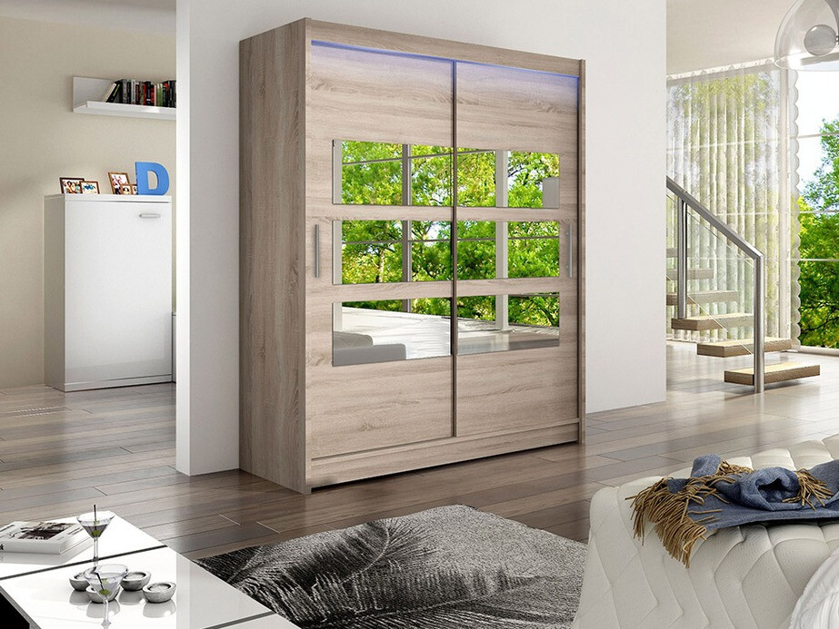 Kleiderschrank Closico Camera VII (Trüffel eichenholzoptik)