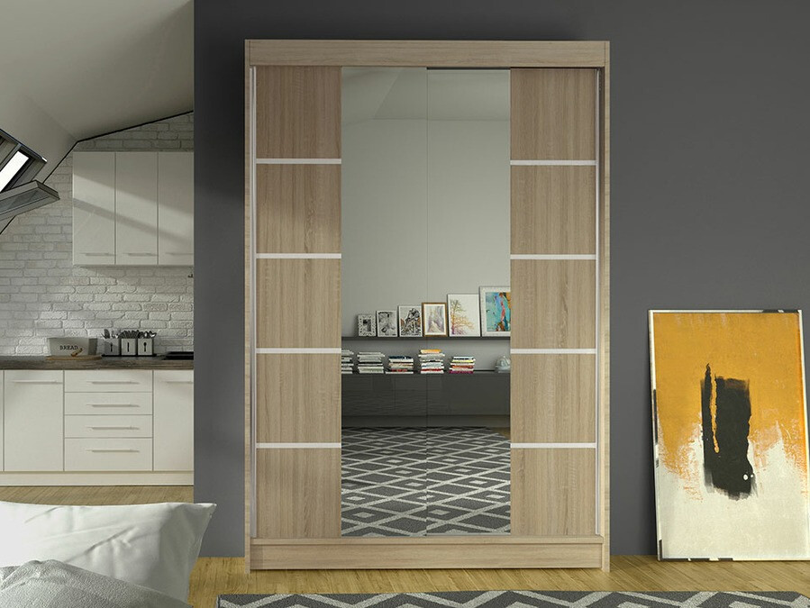 Kleiderschrank Closico Salvor V (Sonoma Eichenholzoptik)