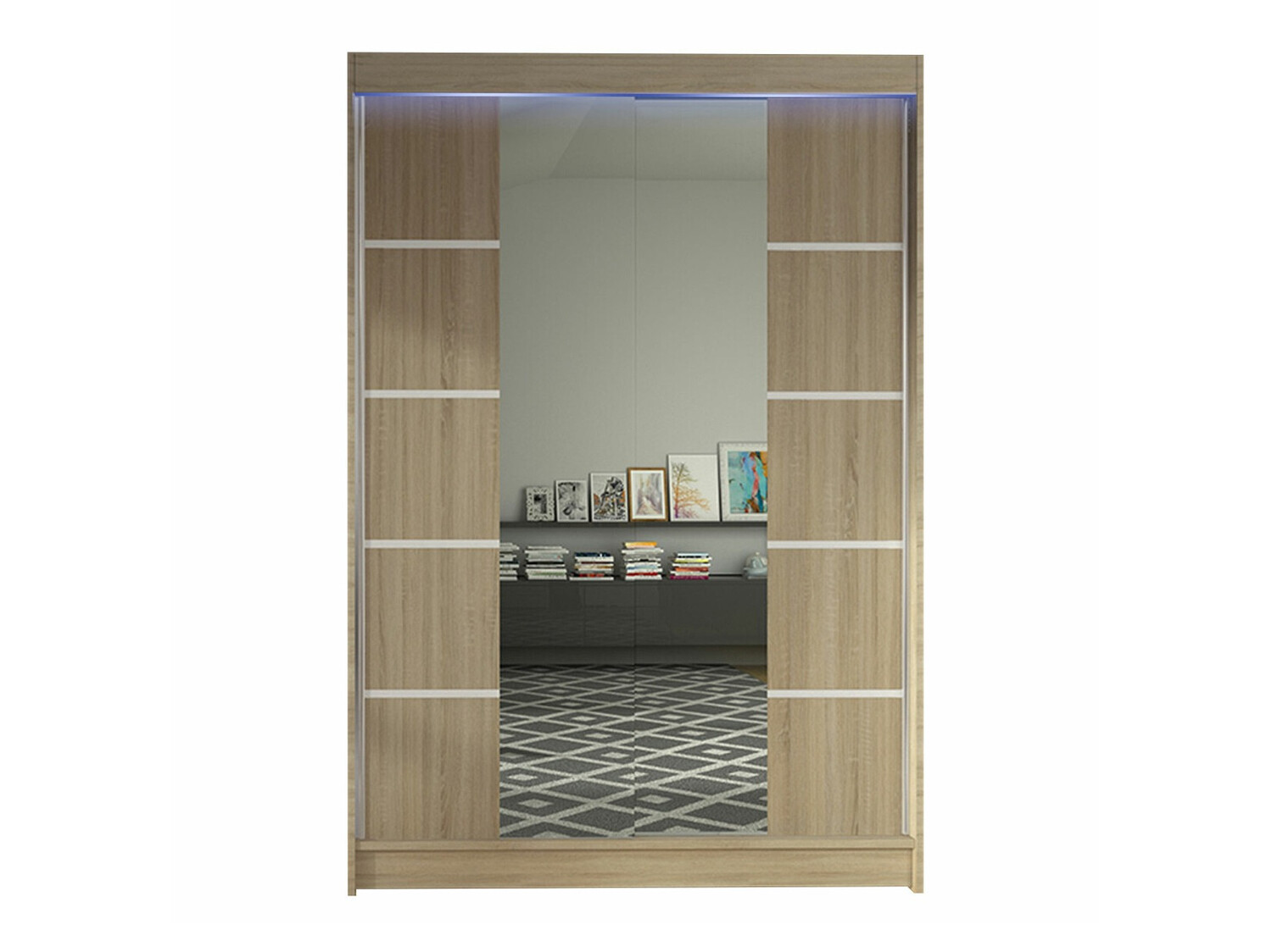 Kleiderschrank Closico Salvor V (Sonoma Eichenholzoptik)