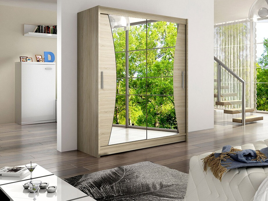 Kleiderschrank Closico 116 (Sonoma Eichenholzoptik)