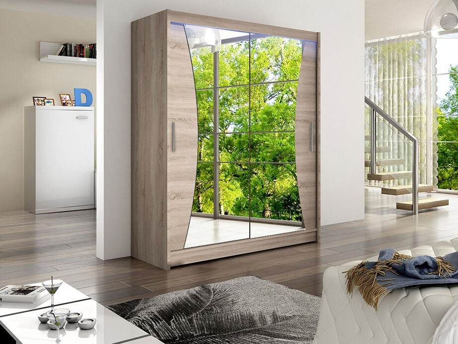 Kleiderschrank Closico Camera IX (Trüffel eichenholzoptik)