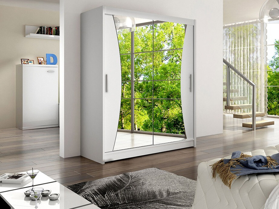 Kleiderschrank Closico Camera IX (Weiß)