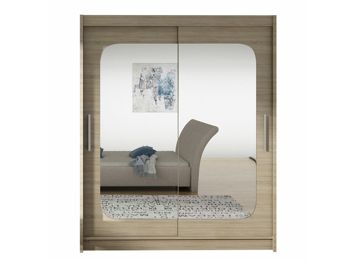 Kleiderschrank Closico Camera XII (Sonoma Eichenholzoptik)