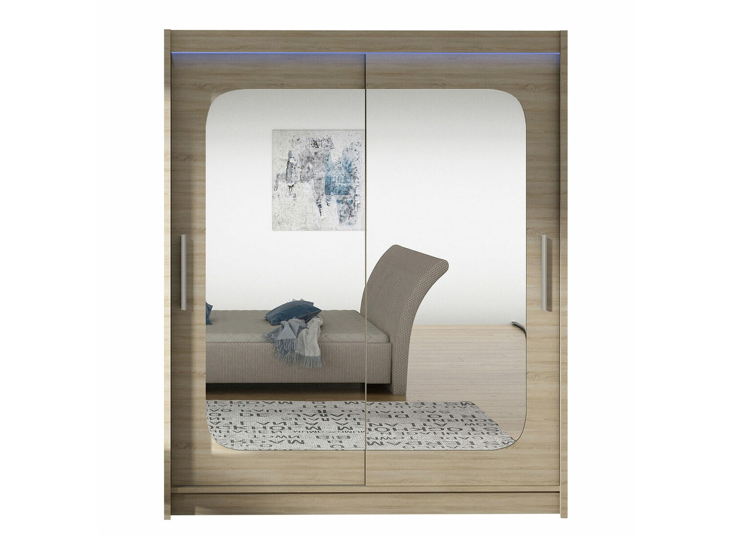 Kleiderschrank Closico Camera XII (Sonoma Eichenholzoptik)