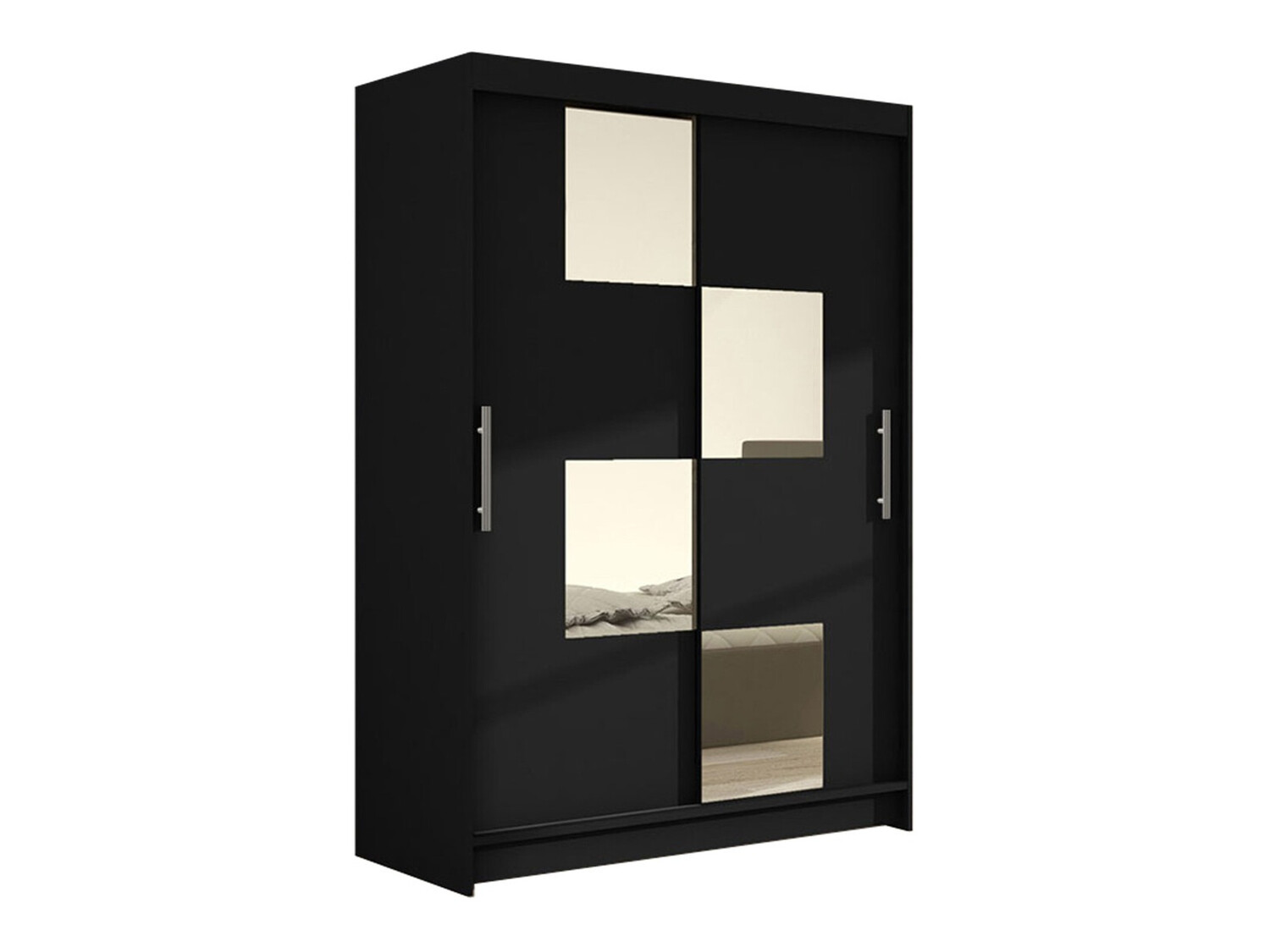 Kleiderschrank Closico Pacron III (Schwarz)