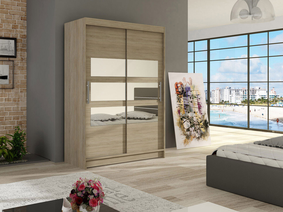 Kleiderschrank Closico Pacron V (Sonoma Eichenholzoptik)