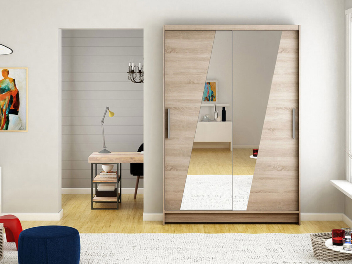 Kleiderschrank Closico Pacron VIII (Trüffel eichenholzoptik)