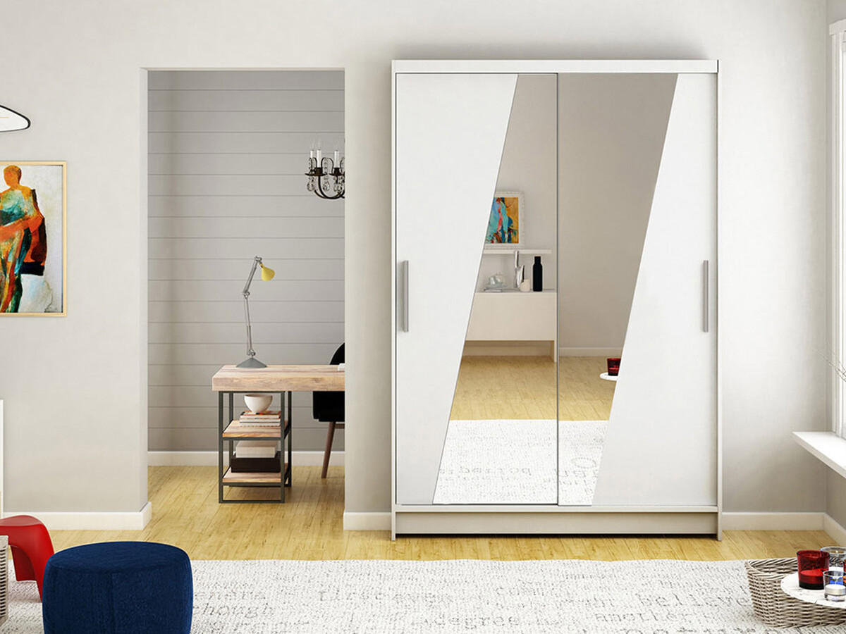Kleiderschrank Closico Pacron VIII (Weiß)