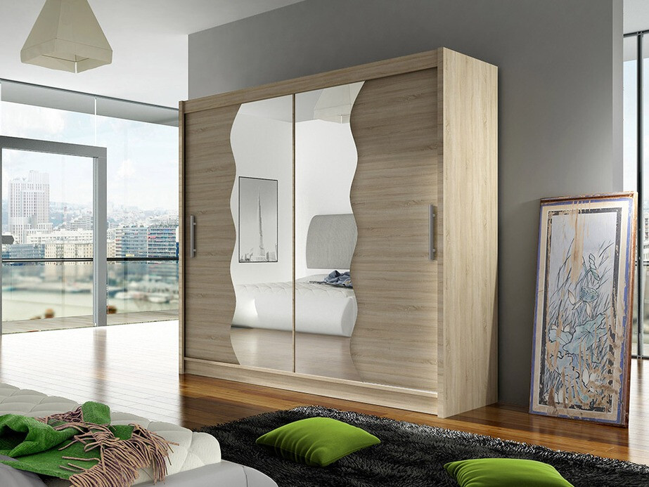 Kleiderschrank Closico Pallor X (Sonoma Eichenholzoptik)