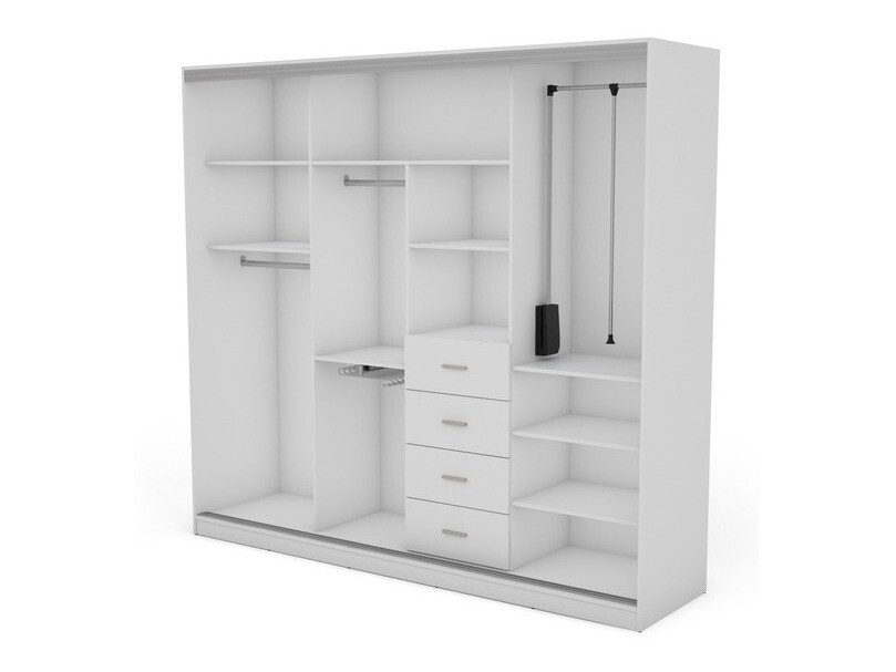 Kleiderschrank Lexington 150 (Weiß)