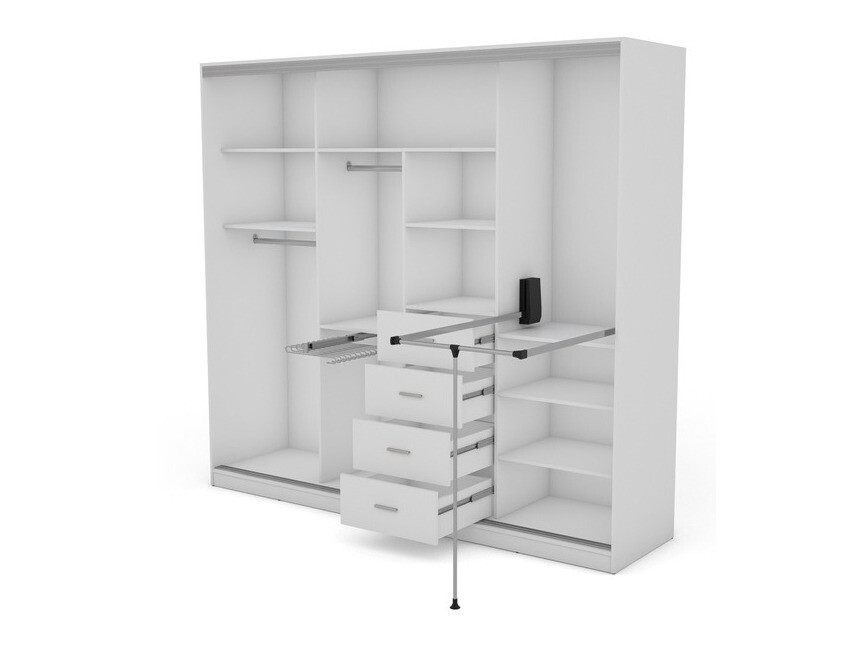 Kleiderschrank Lexington 150 (Weiß)