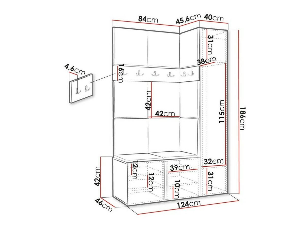 Flurgarnitur Hartford 277 (Manila 35)