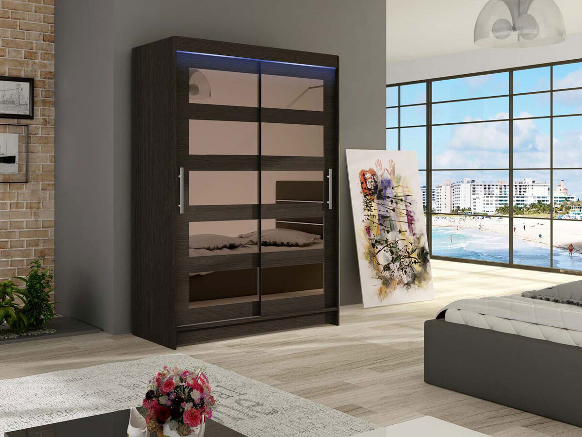 Kleiderschrank Closico 111 (Eichenholzoptik dunkel)