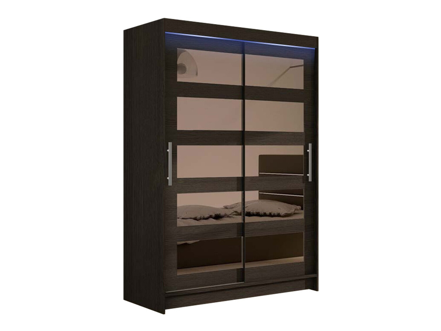 Kleiderschrank Closico 111 (Eichenholzoptik dunkel)