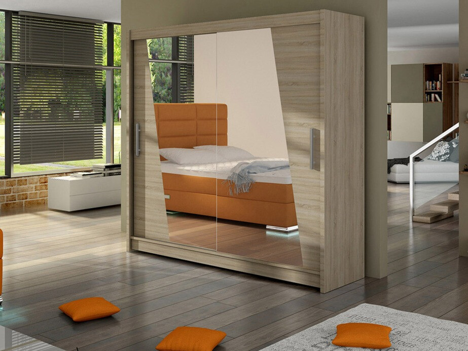 Kleiderschrank Closico 144 (Sonoma Eichenholzoptik)