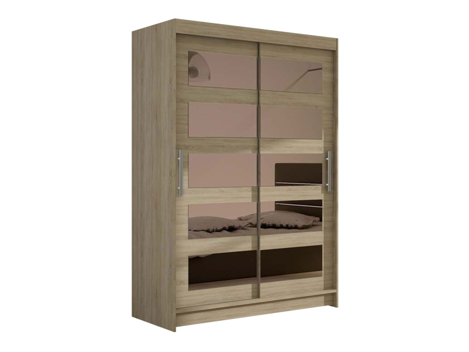 Kleiderschrank Closico Pacron IV (Sonoma Eichenholzoptik)