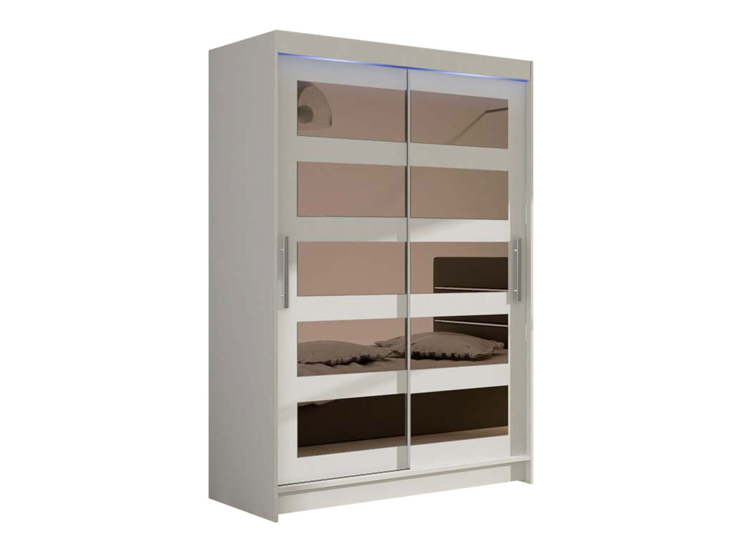Kleiderschrank Closico Pacron IV (Weiß)