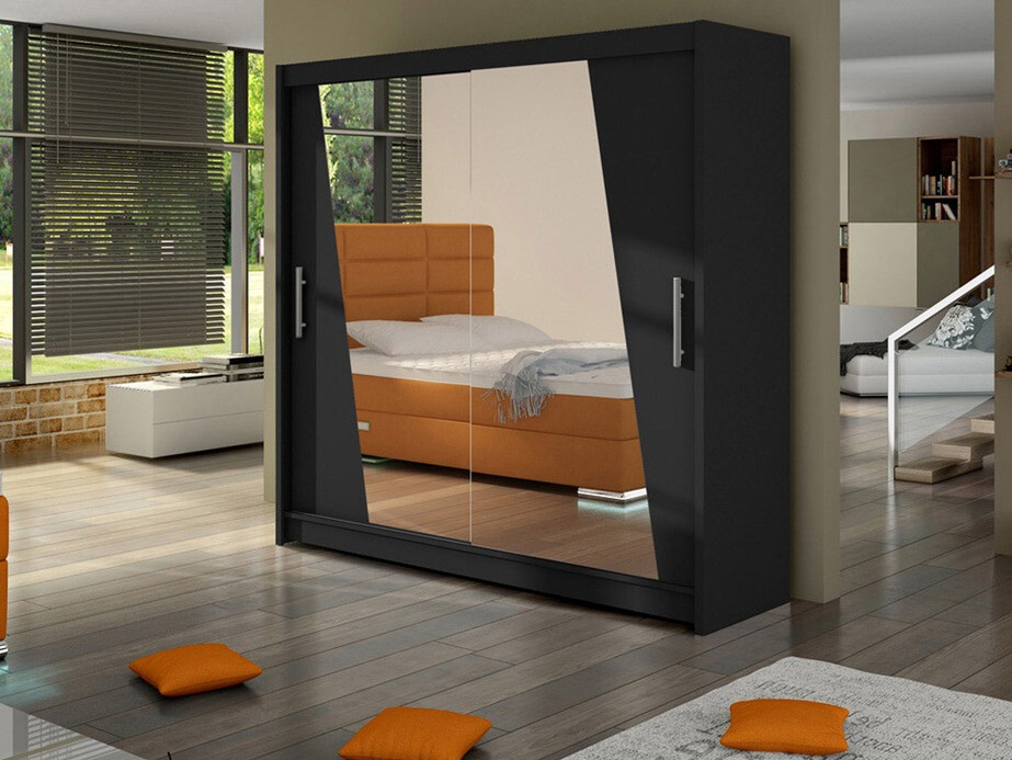 Kleiderschrank Closico Pallor XIV (Schwarz)