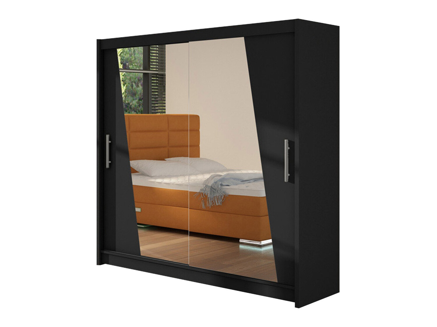 Kleiderschrank Closico Pallor XIV (Schwarz)