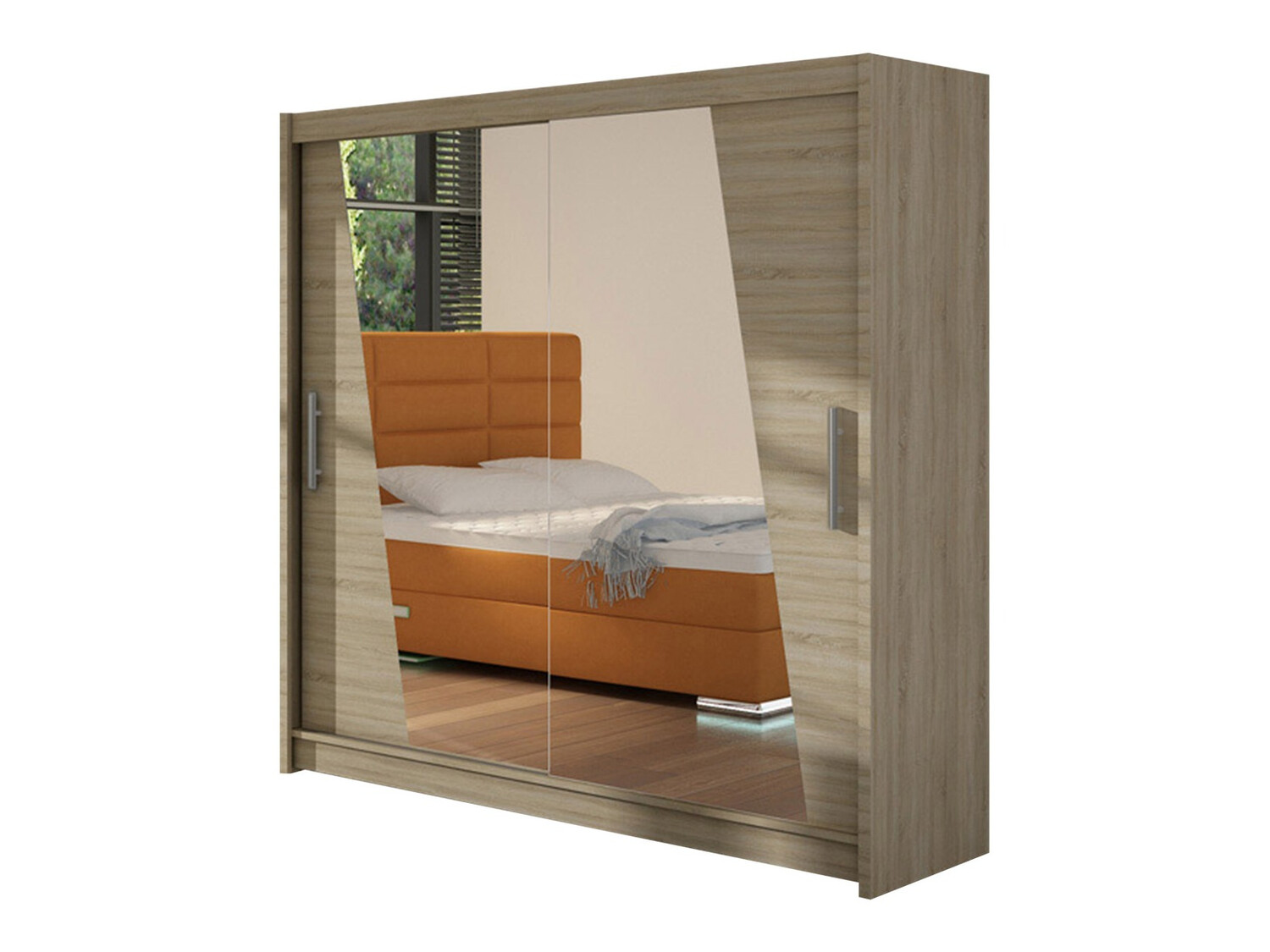 Kleiderschrank Closico Pallor XIV (Sonoma Eichenholzoptik)