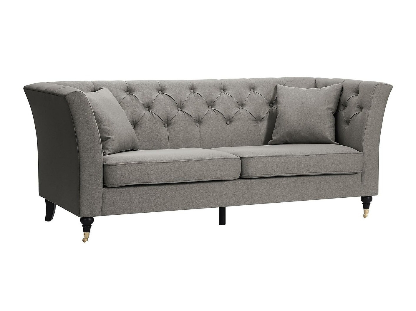Chesterfield-Sofa Riverton 672 (Grau)