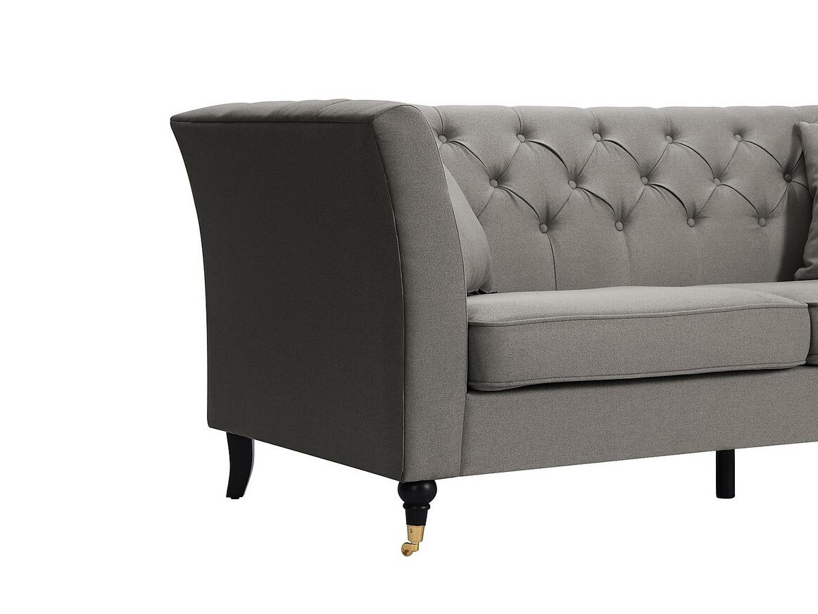 Chesterfield-Sofa Riverton 672 (Grau)