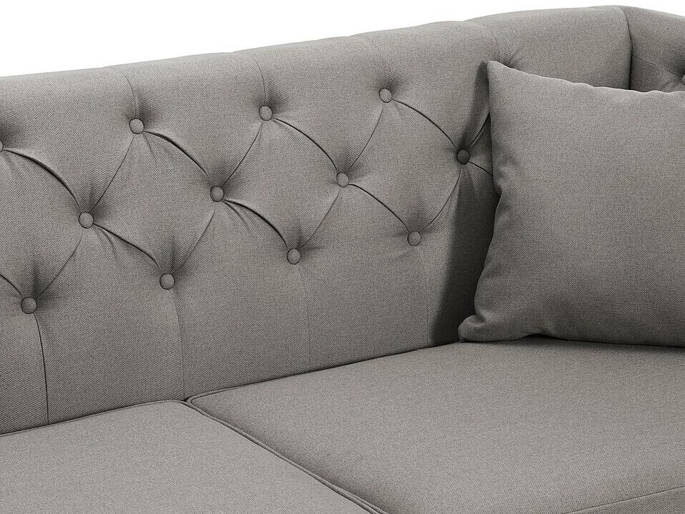 Chesterfield-Sofa Riverton 672 (Grau)