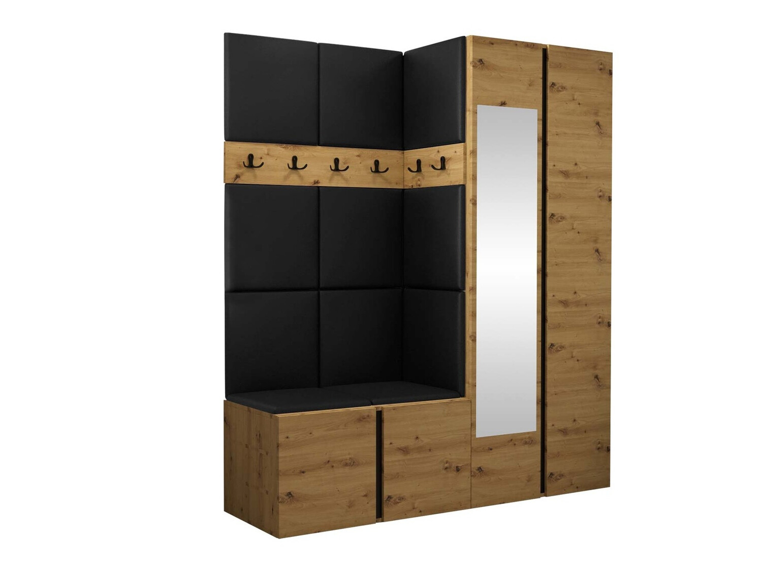 Flurgarnitur Hartford 278 (Öko-Leder Soft 011)