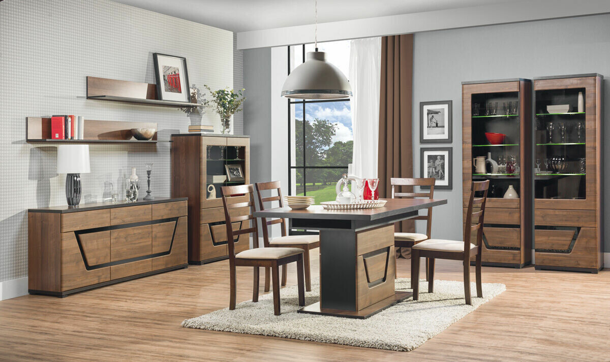 Wandregal Soretru 105 (Nussholzoptik)