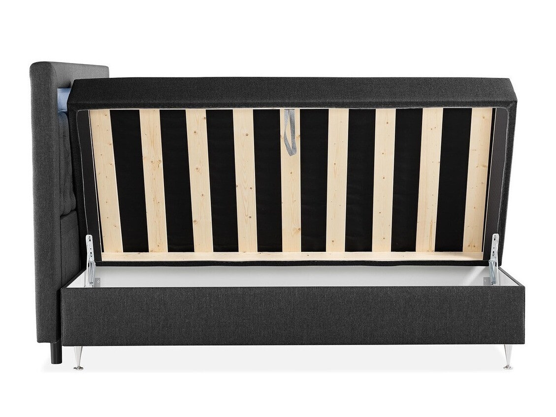 Boxspringbett Seattle 137 (Schwarz)