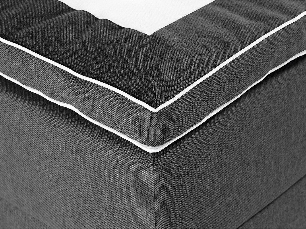 Boxspringbett Seattle 137 (Schwarz)