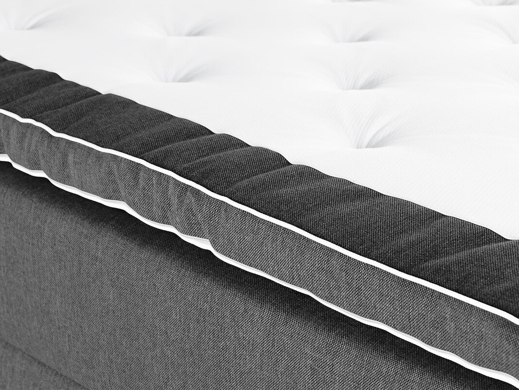 Boxspringbett Seattle 137 (Schwarz)