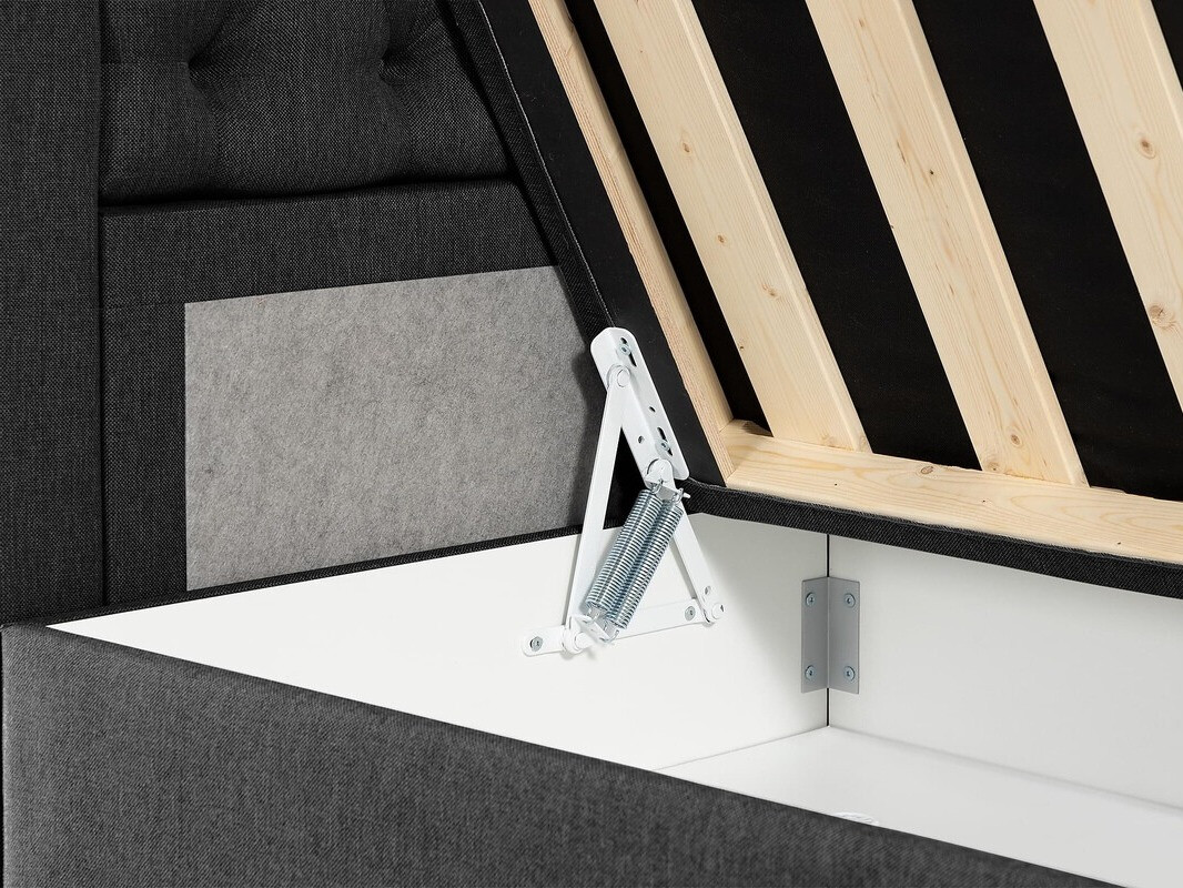 Boxspringbett Seattle 137 (Schwarz)