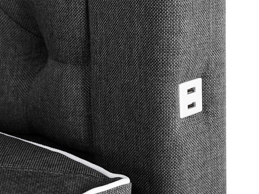 Boxspringbett Seattle 137 (Schwarz)