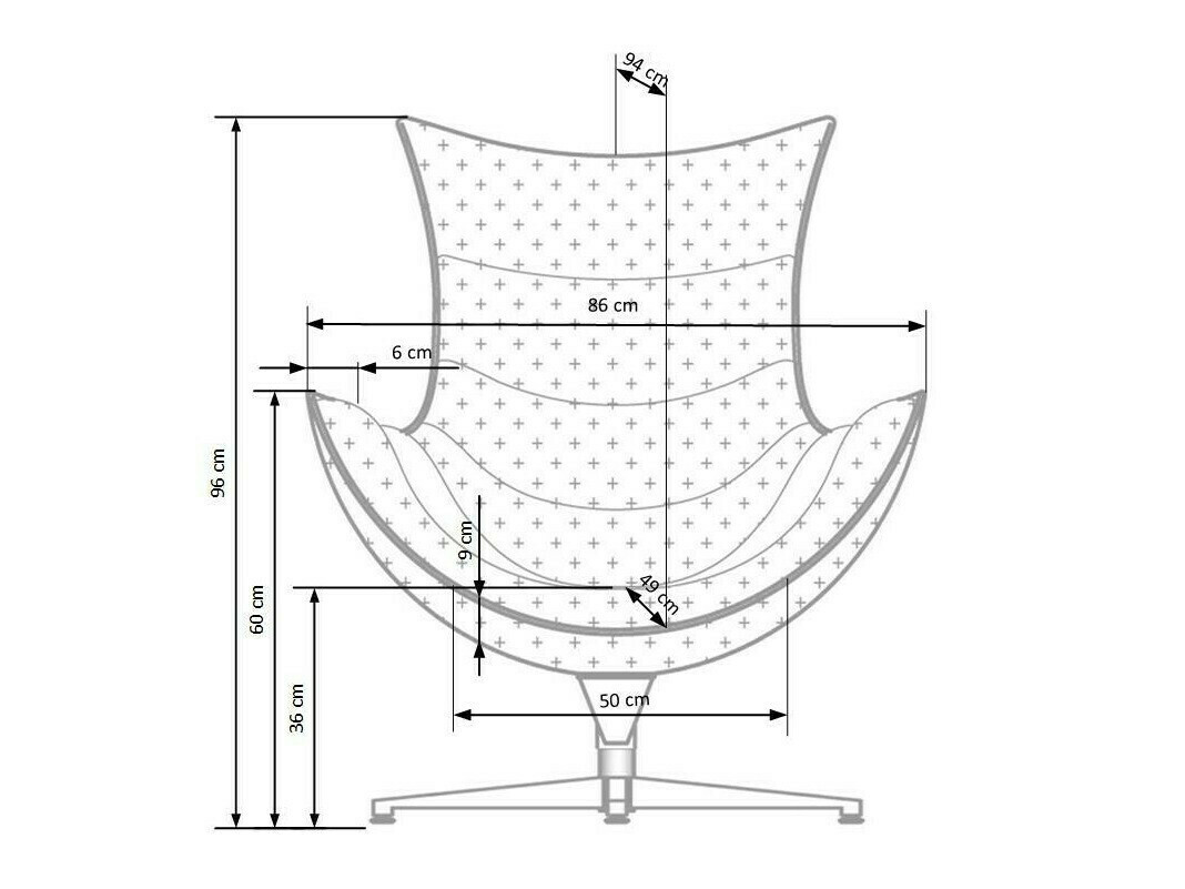 Sessel Houston Laetus (Braun)