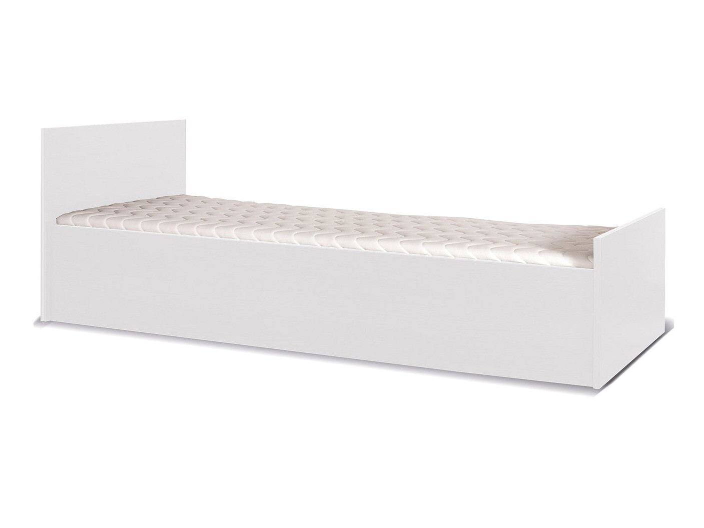 Bett Cirevau 130 (Weiß)