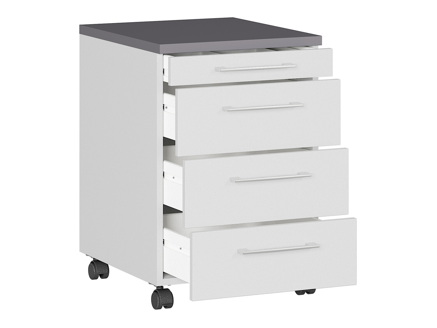 Büro-Set Lartesi 110 (Graphit + Hellgrau)