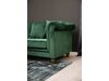 Chesterfield-Sofa Dallas 255 (Grün)
