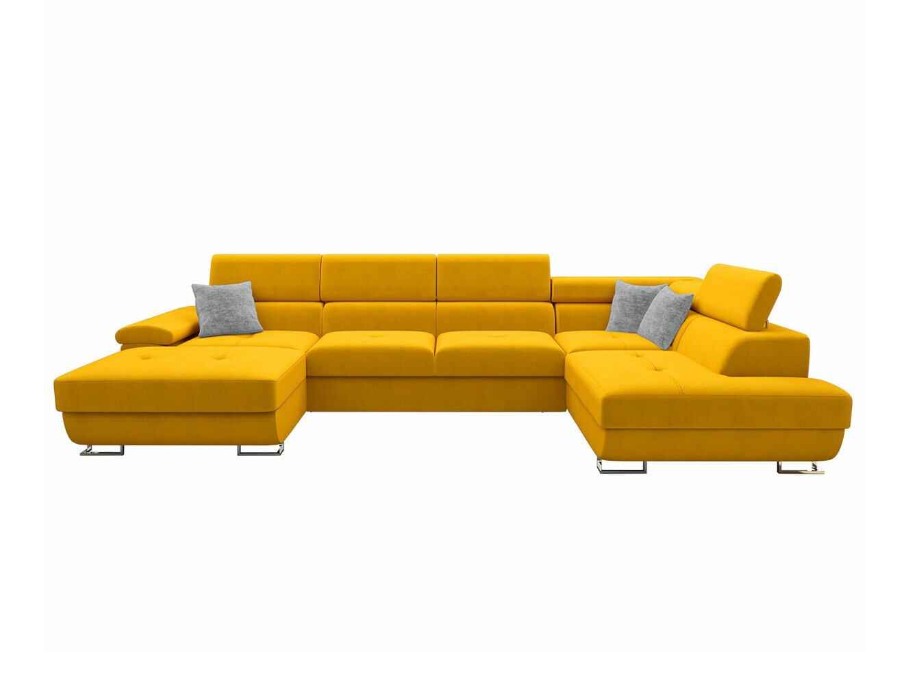 Ecksofa Comfivo 249 (Venus Velvet 2916 + Miu 2059)
