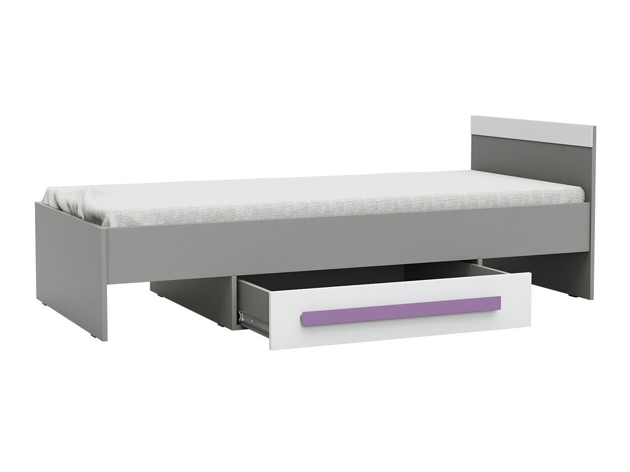 Bett Akron C112 (Grau + Weiß + Blau)