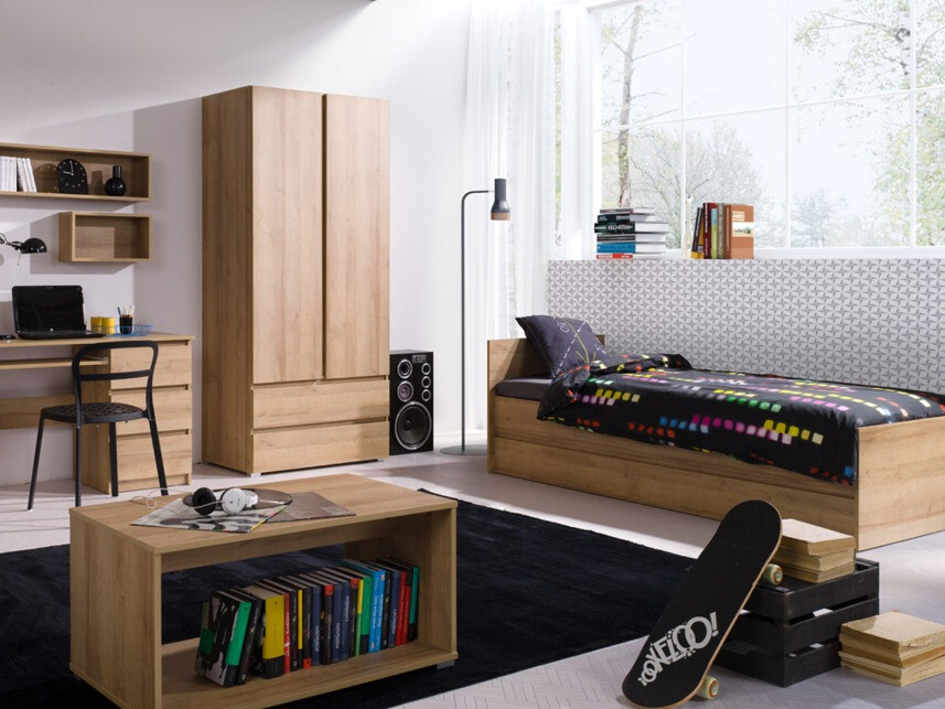 Bett Cirdora 107 (Riviera eichenholzoptik)